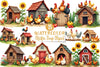 Chicken Coop Clipart Bundle