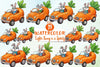 Easter Bunny Speedy Carrot Clipart Bundle