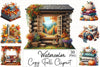 Cozy Fall Clipart Bundle