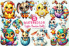 Easter Voodoo Dolls Clipart Bundle