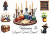 Wizard School Clipart Bundle