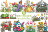 Spring Garden Clipart Bundle