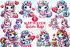 Unicorn Nurse Valentine Clipart Bundle
