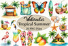 Tropical Summer Clipart Bundle