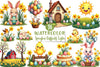 Springtime Daffodils Easter Clipart Bundle