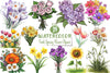 Spring Flower Clipart Bundle