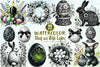 Black & White Easter Clipart Bundle