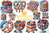 4th of July Desserts Clipart Bundle
