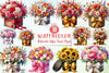 Hatbox Flower Clipart Bundle