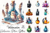 Halloween Potion Bottles Clipart Bundle