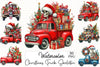 Christmas Truck Skeleton Clipart Bundle