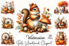 Fall Woodland Clipart Bundle