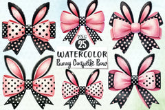 Easter Bunny Bow Clipart Bundle 3 - CraftNest - Digital Crafting and Art