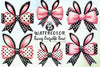 Easter Bunny Bow Clipart Bundle