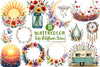Boho Wildflower Dream Clipart Bundle