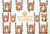 Spring Cat Clipart Bundle