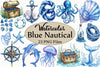 Blue Nautical Clipart Bundle