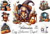 Cozy Halloween Clipart Bundle