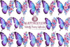 Butterfly Flowers Clipart Bundle