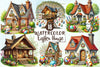 Easter House Clipart Bundle