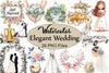 Elegant Wedding Clipart Bundle