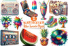 Retro Summer Clipart Bundle