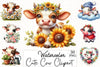Cute Cow Clipart Bundle