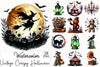 Vintage Creepy Halloween Clipart Bundle
