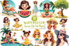 Summer Girl Clipart Bundle