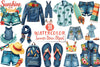 Summer Denim Clipart Bundle