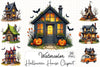 Halloween House Clipart Bundle