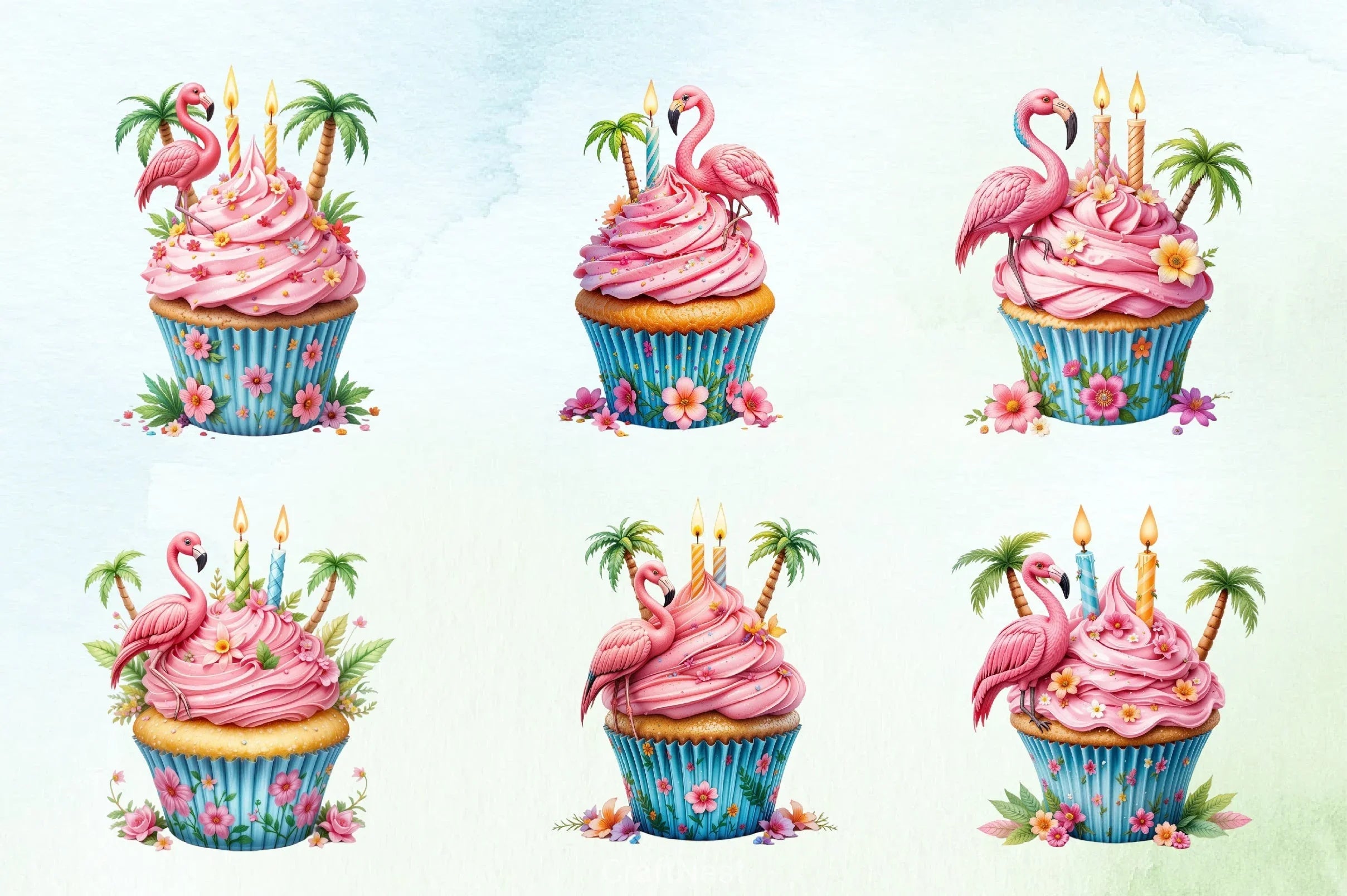 Pink Frosting Cake Clipart Bundle 1 - CraftNest - Digital Crafting and Art