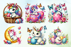 Newborn Unicorn Easter Clipart Bundle - CraftNest - Digital Crafting and Art