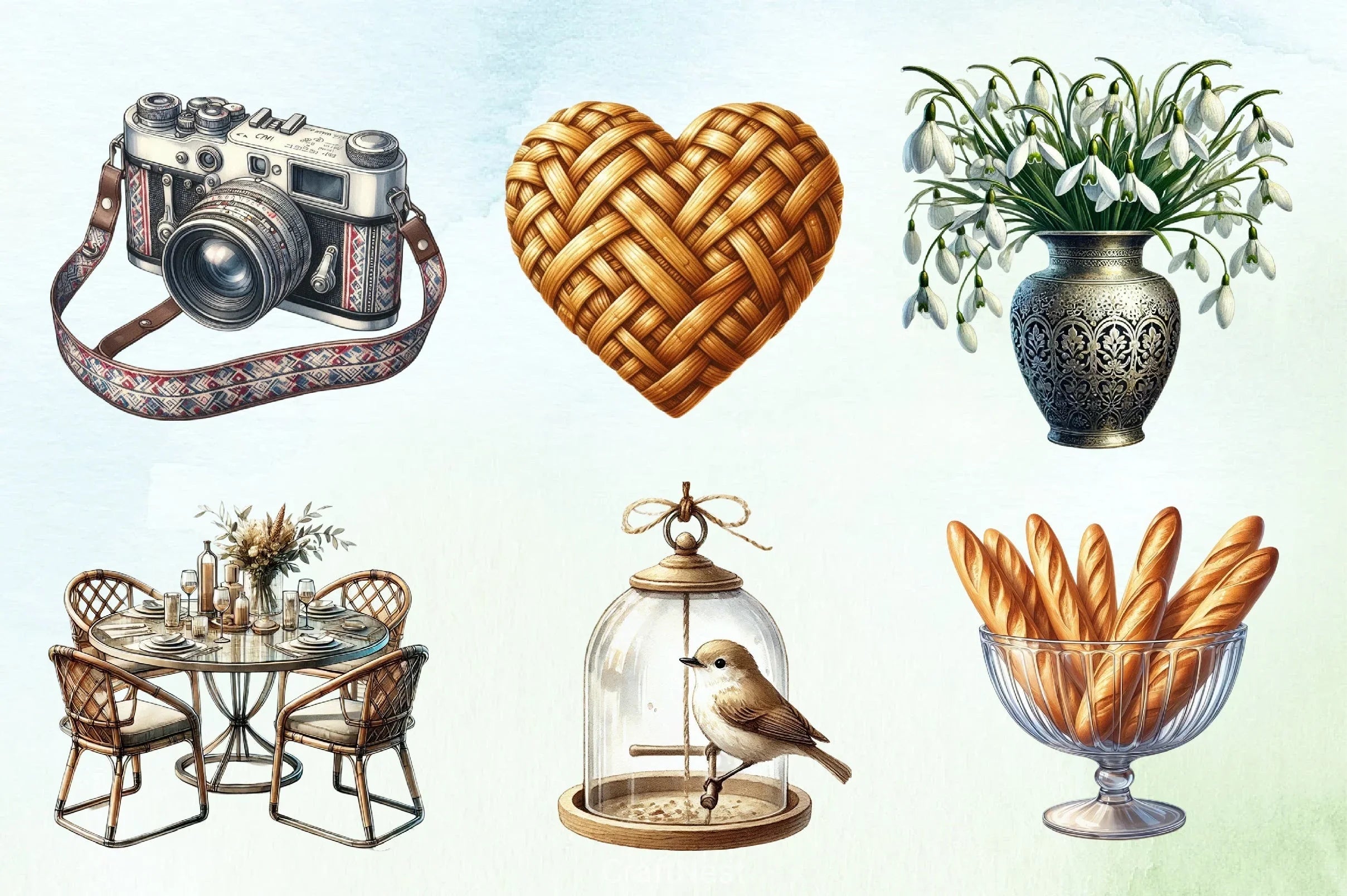 Early Spring Clipart Bundle - CraftNest - Digital Crafting and Art