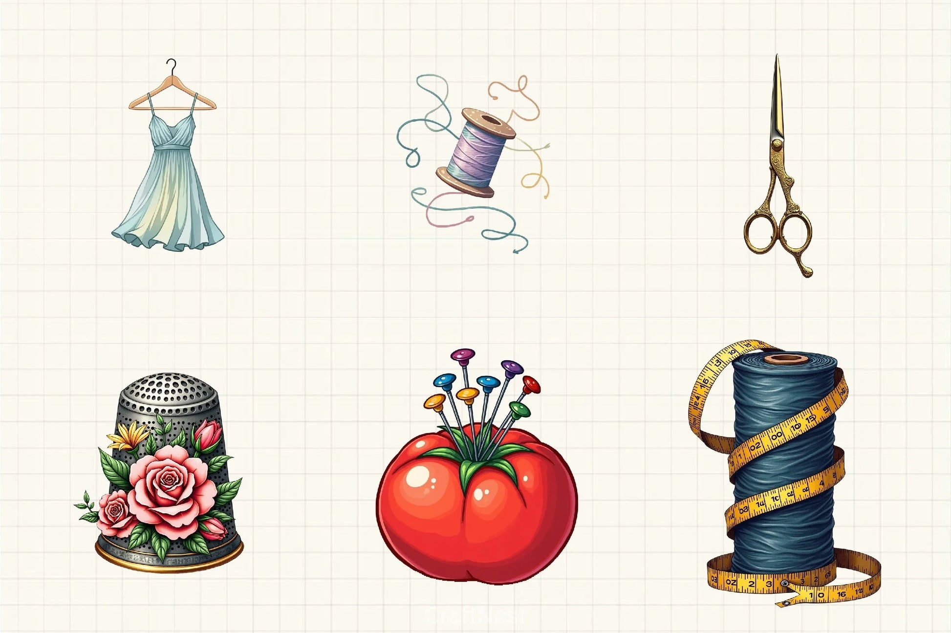 Tailor Clipart Bundle - CraftNest - Digital Crafting and Art