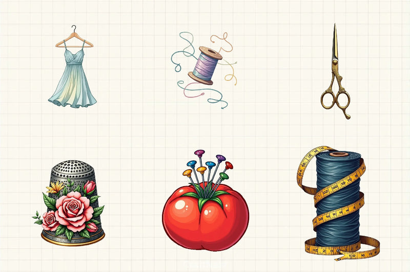 Tailor Clipart Bundle - CraftNest - Digital Crafting and Art