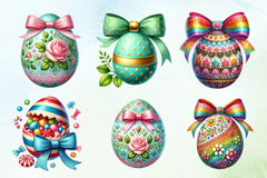 Easter Egg Clipart Bundle 8 - CraftNest - Digital Crafting and Art