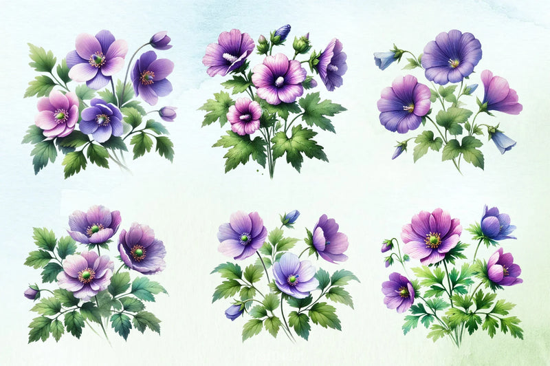 Spring Flowers Clipart Bundle 8 - CraftNest - Digital Crafting and Art