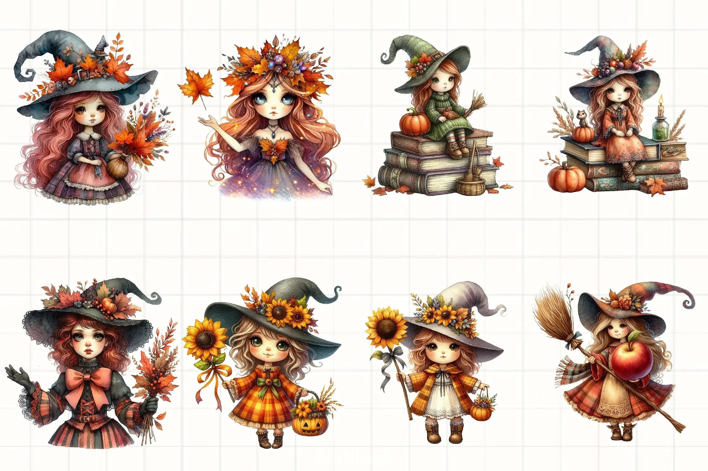 Autumn Doll Clipart Bundle - CraftNest - Digital Crafting and Art