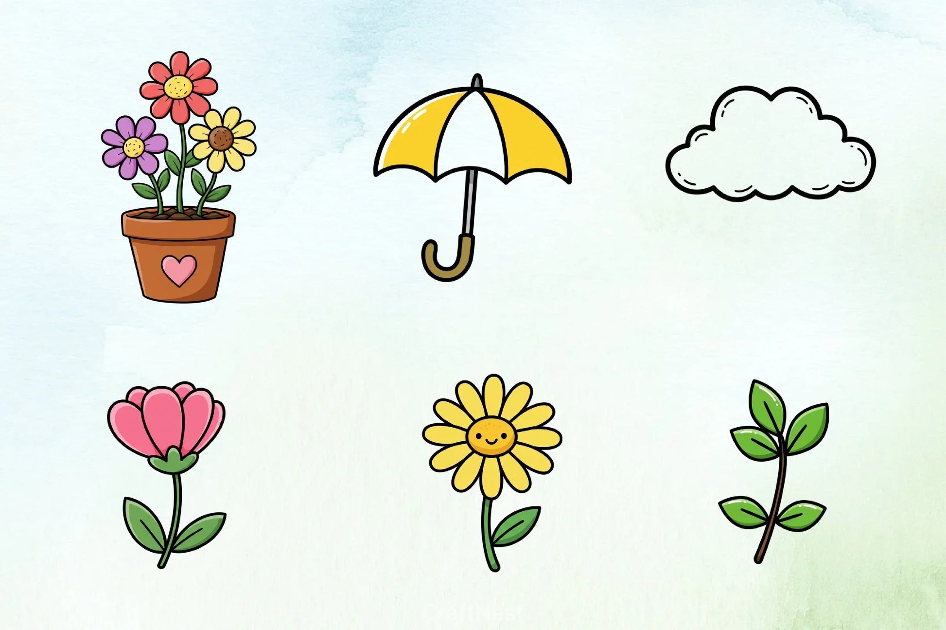 Spring Easter Clipart Bundle 3 - CraftNest - Digital Crafting and Art