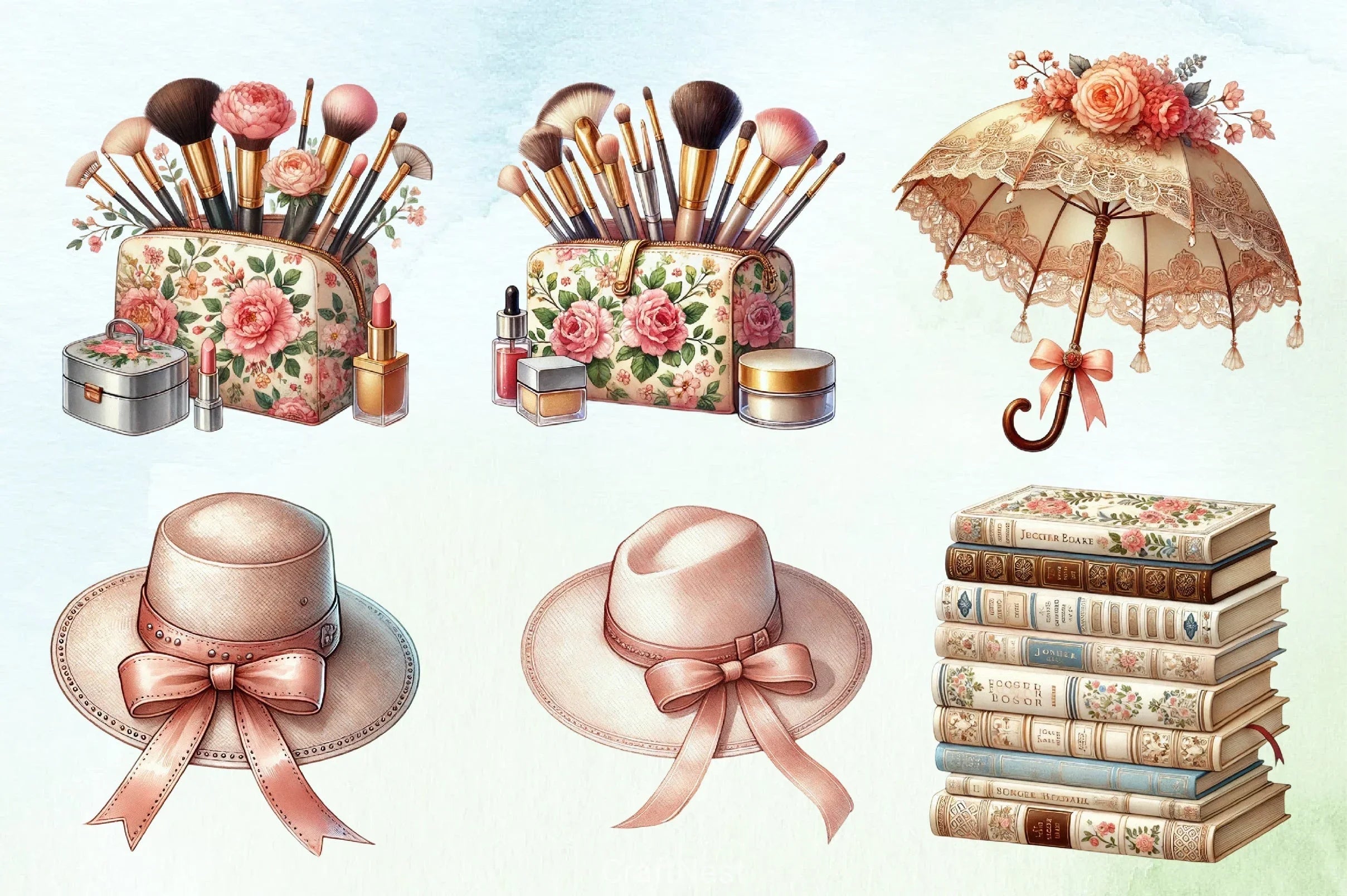 Spring Floral Clipart Bundle 6 - CraftNest - Digital Crafting and Art