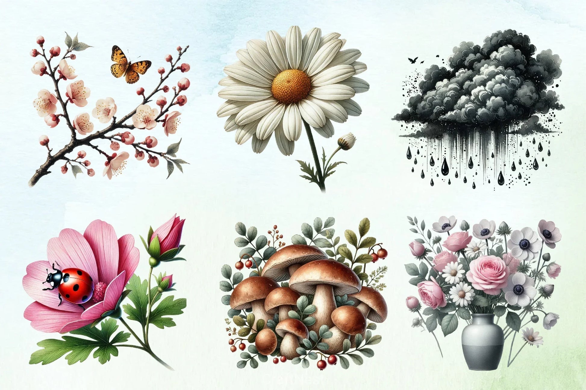 Spring Clipart Bundle 3 - CraftNest - Digital Crafting and Art