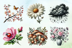 Spring Clipart Bundle 3 - CraftNest - Digital Crafting and Art