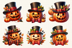 Halloween Pumpkin Clipart Bundle 7 - CraftNest - Digital Crafting and Art