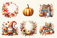 Fall Clipart Bundle - CraftNest - Digital Crafting and Art