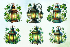 St. Patrick's Day Lantern Clipart Bundle - CraftNest - Digital Crafting and Art