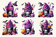 Halloween Coffee Cup Clipart Bundle 10 - CraftNest - Digital Crafting and Art