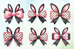 Easter Bunny Bow Clipart Bundle 3 - CraftNest - Digital Crafting and Art
