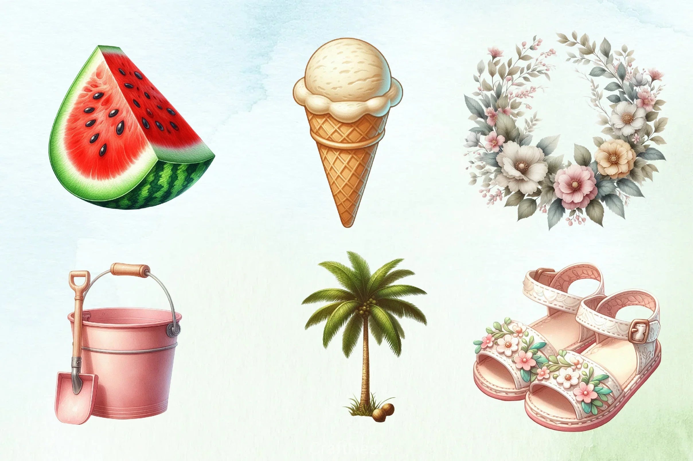 Hello Summer Clipart Bundle