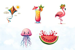 Summer Clipart Bundle - CraftNest - Digital Crafting and Art